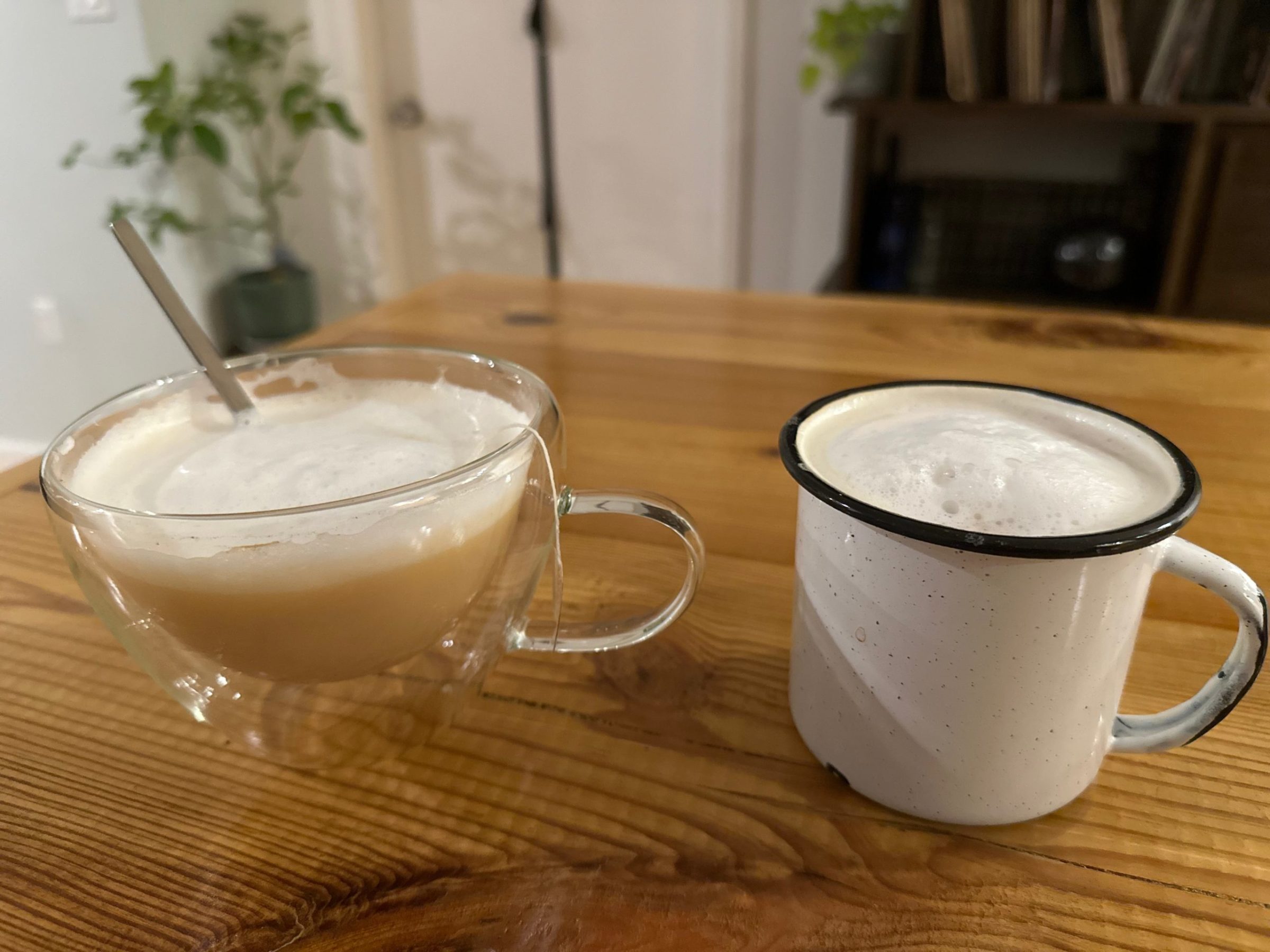 Foam comparison from Gevi 20 Bar Espresso Machine